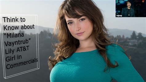 has milana vayntrub ever been nude|Lily From AT&T Wont Show Her Full Body In Commercials